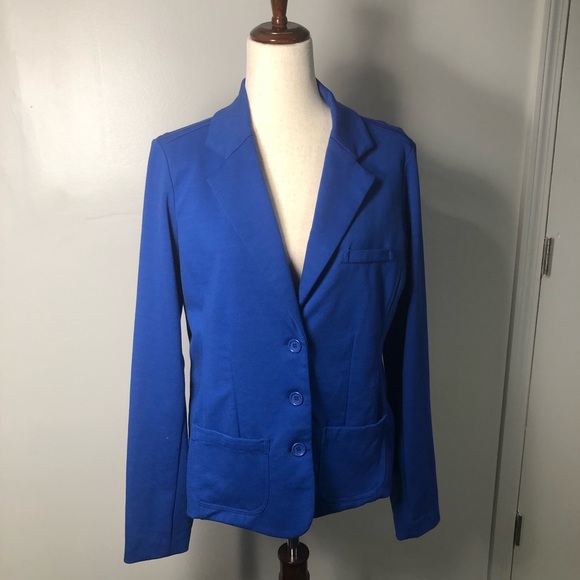 payton Jackets & Blazers - Royal blue knit blazer XL